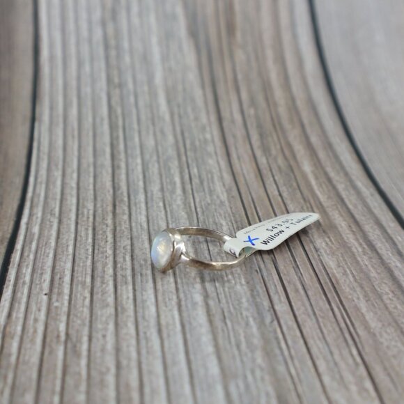 Mesa Ring Moonstone Womens Silver Boho Bohemian Gypsy Gift Present Holiday Daint - Picture 4 of 9